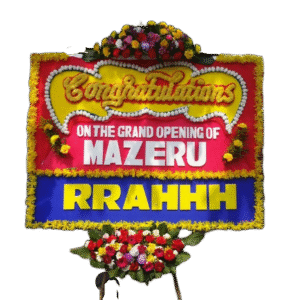 papan bunga, karangan bunga, karangan bunga grand opening