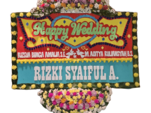 bunga papan wedding, toko bunga online, pesan bunga papan