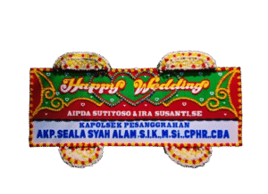 bunga papan wedding, toko bunga online, pesan bunga papan